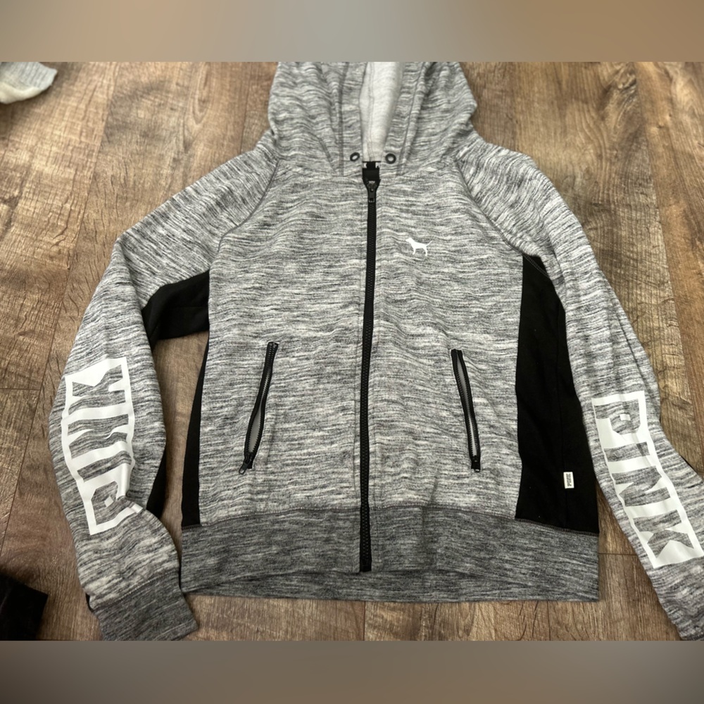 Pink zip up